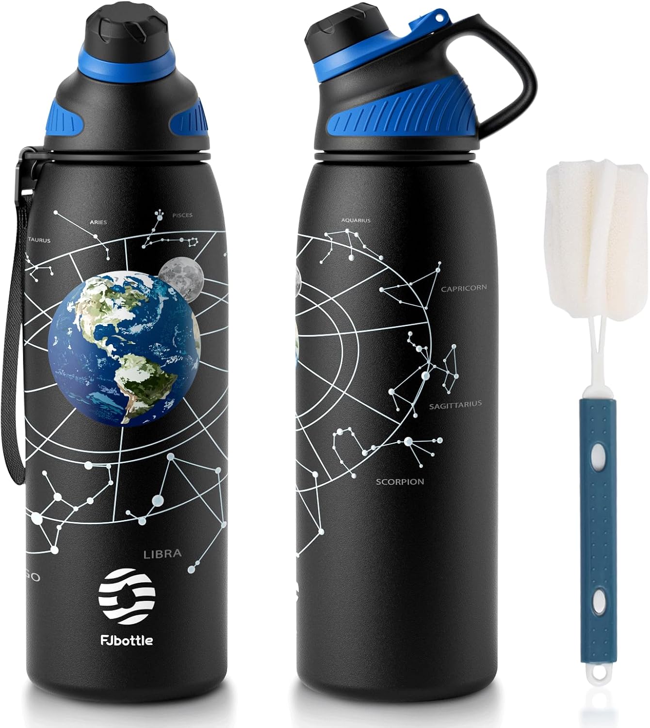 Detalle de Fjbottle Borraccia Termica 1 L con Tappo Magnetico in Acciaio Inox 18/8 – Senza BPA