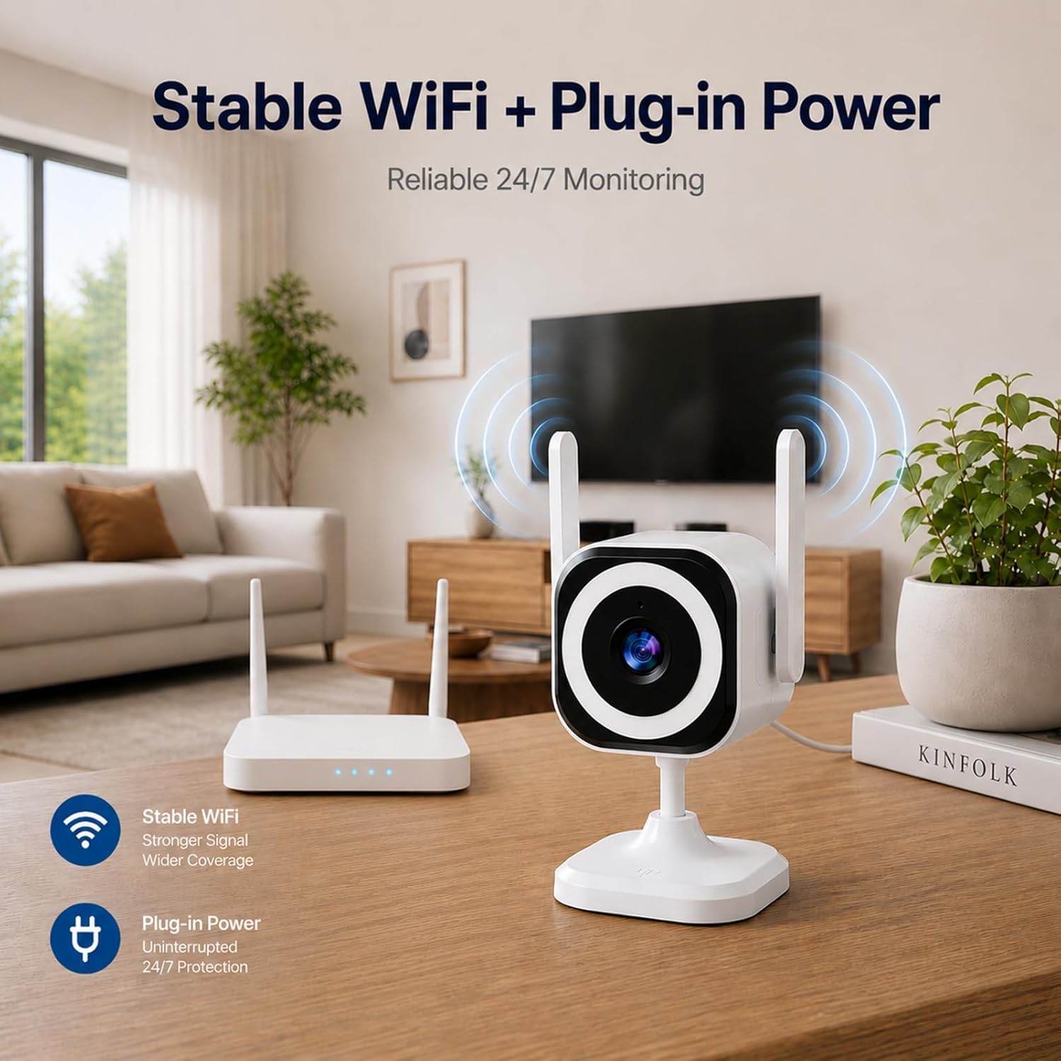 Thumbnail 1 de 2K Outdoor Security Camera 2K, IP66 CCTV