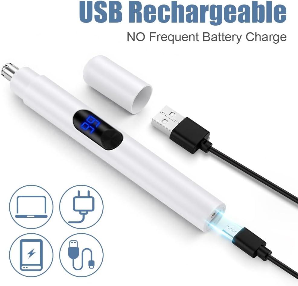 Thumbnail 5 de AOOSU Nose Hair Trimmer: Painless USB-Cordless Grooming Tool for Men and Women