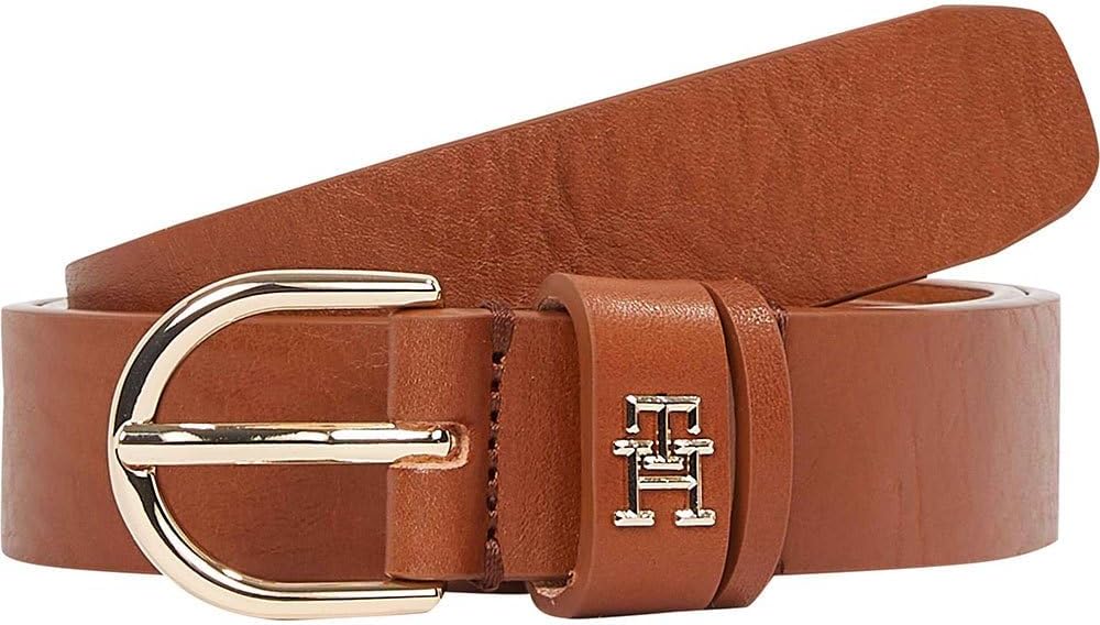 Detalle de Tommy Hilfiger Ceinture femme Essential Effortless en cuir, 2,5 cm