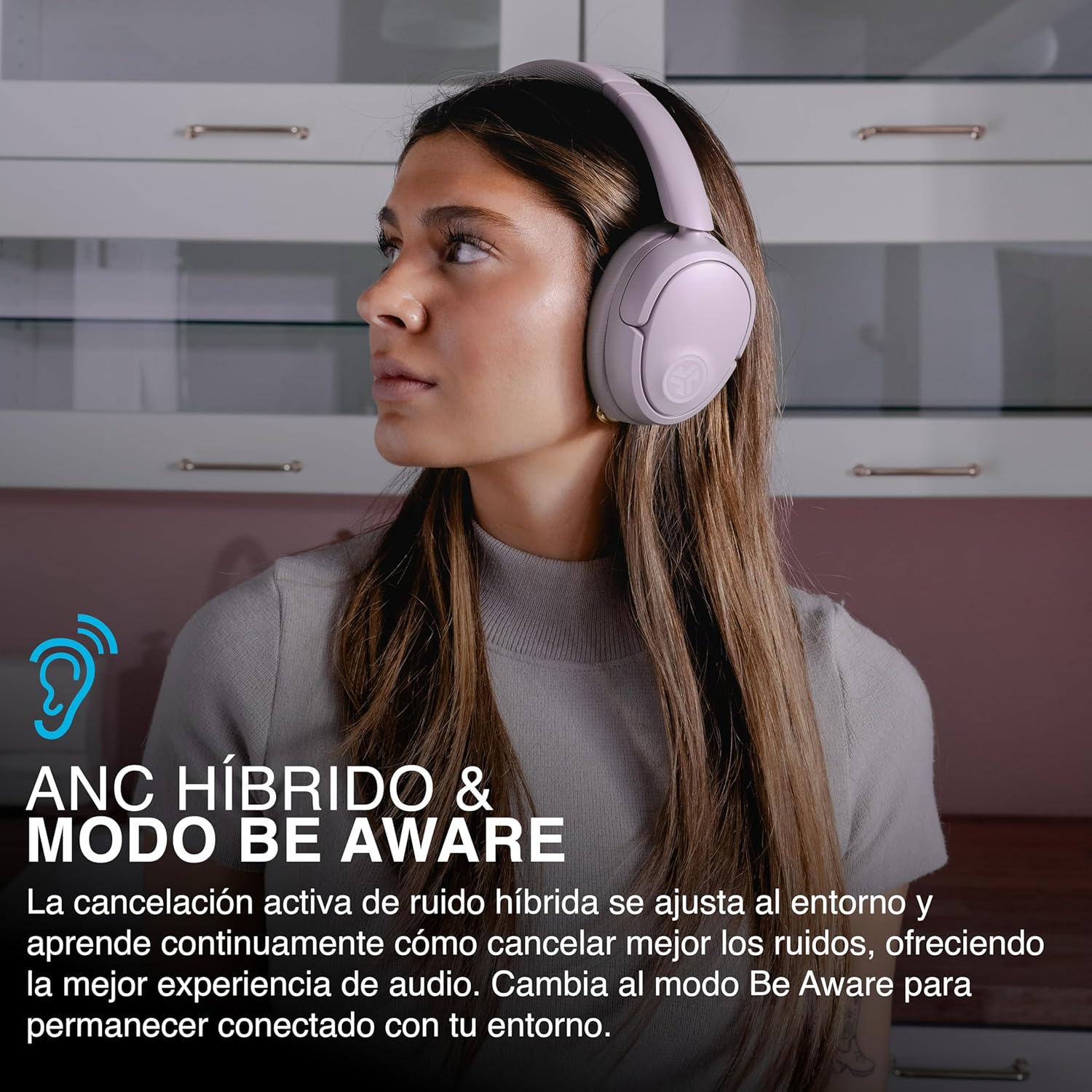 Thumbnail 5 de JLab JBuds Lux ANC Auriculares Bluetooth Malva - 70 Horas