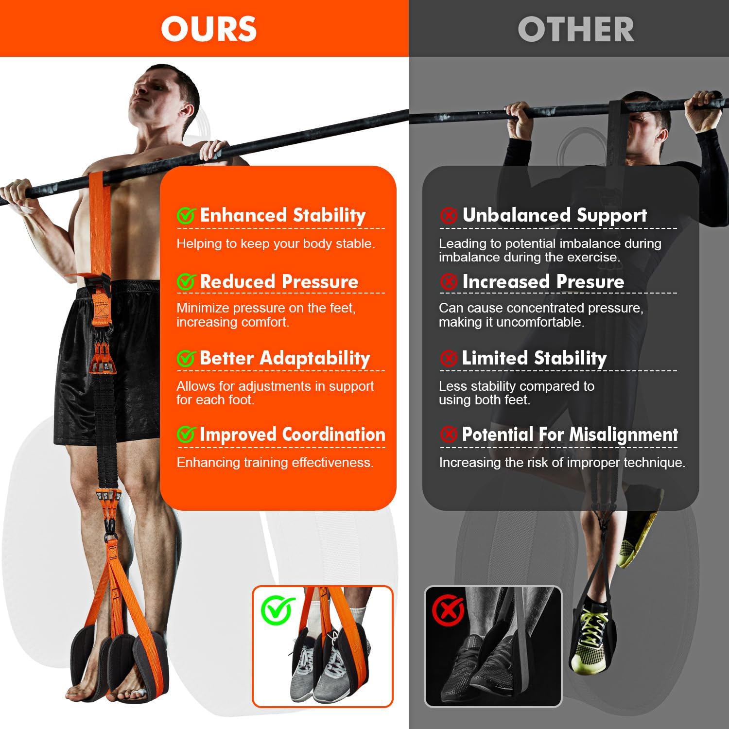 Detalle de HPYGN Pull Up Assist Bands set