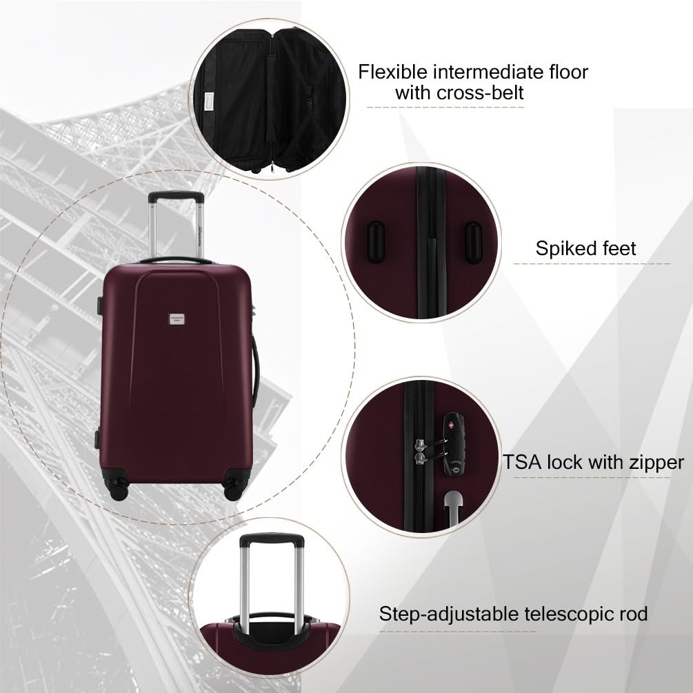 Detalle 2 de Hauptstadtkoffer Valigia 75 cm Burgund — robusta, capiente e sicura