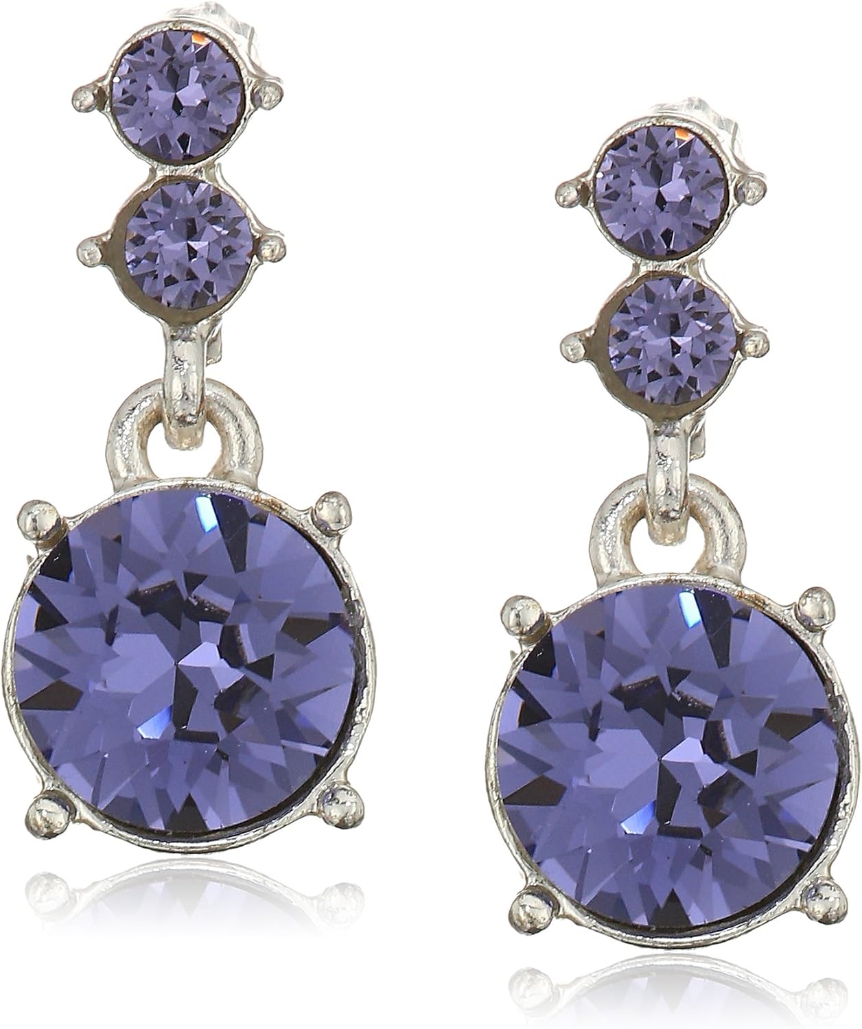 Detalle de Nine West Necklace and Earring Set, Silver-Tone