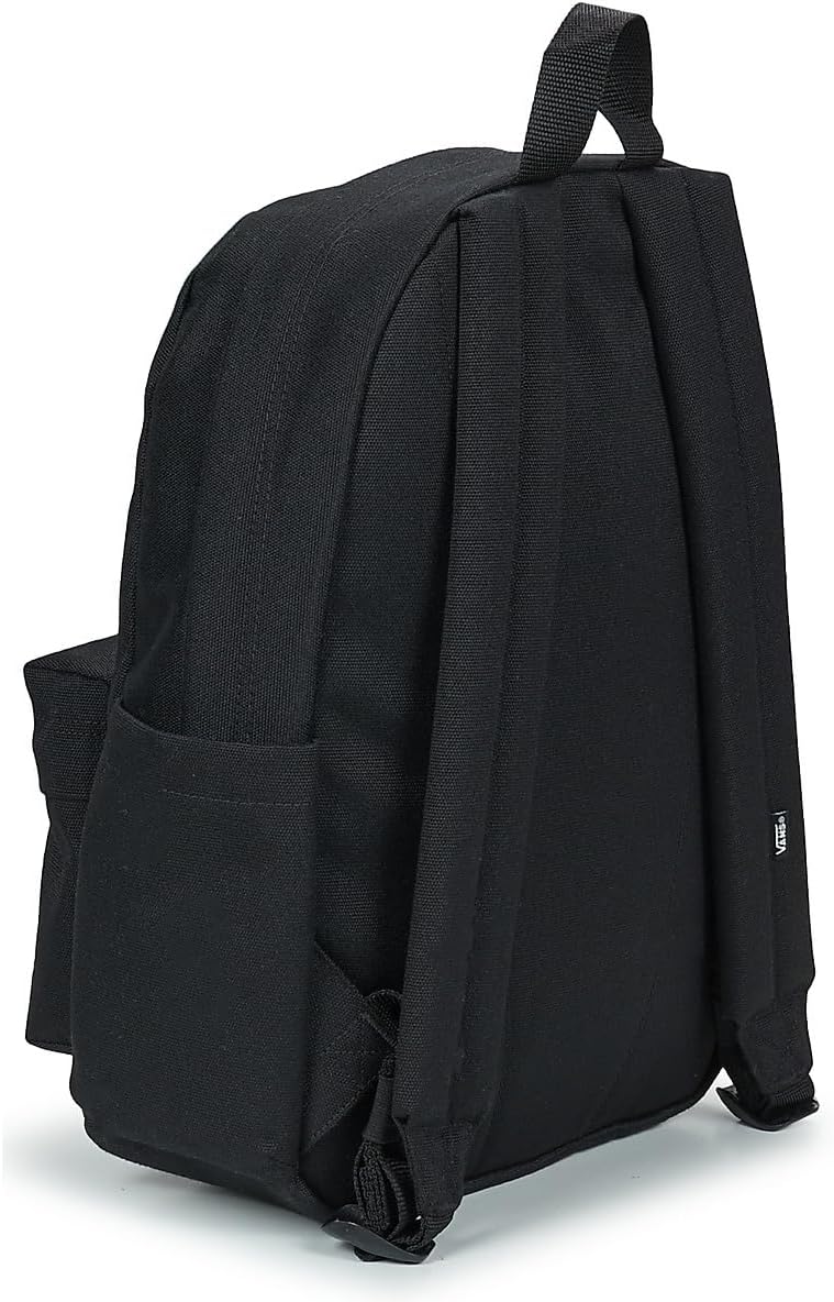 Detalle de Vans Old Skool Grom Rucksack, Schwarz & Chili Pepper, Größe M – robust, kompakt und alltagstauglich