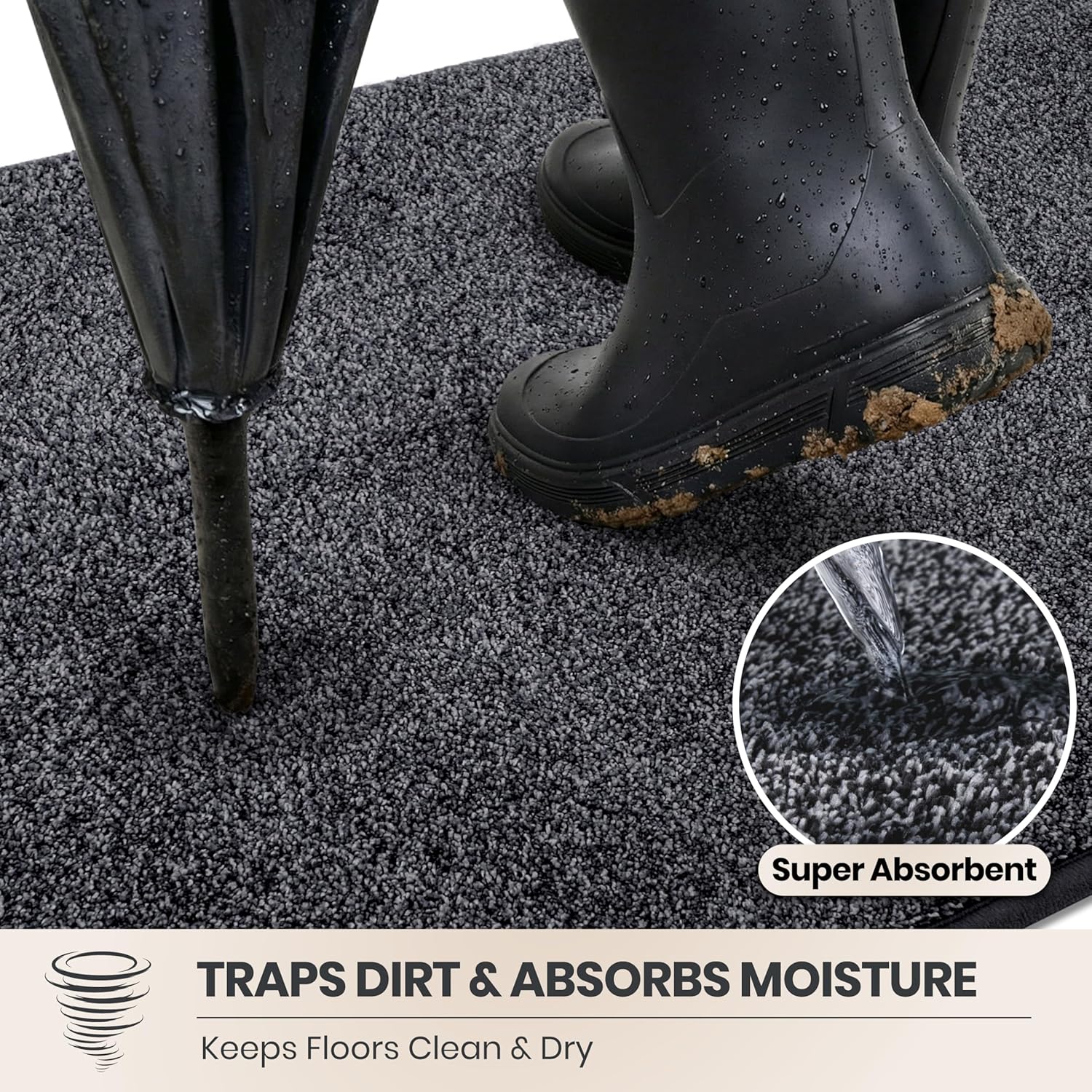 Detalle 2 de Purrugs Dirt Trapping Door Mat 24 x 35.5