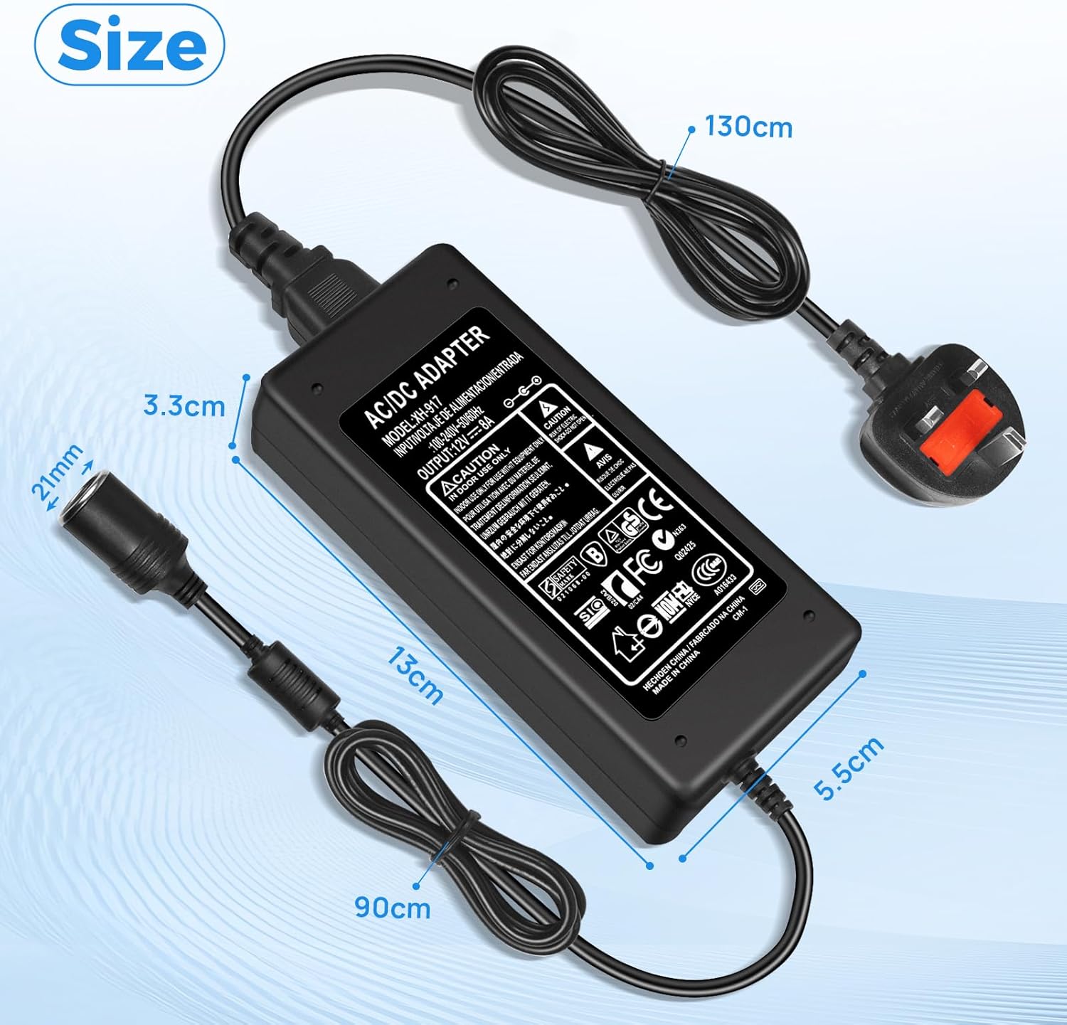 Thumbnail 3 de LightingWill Mains to 12V 8A Adapter for Car Accessories 🔌