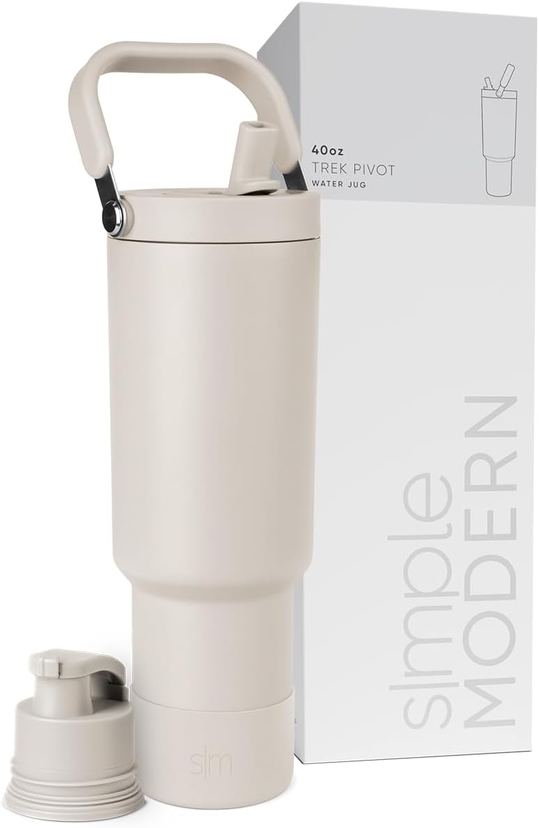 Detalle de Simple Modern Trek Pivot 40oz insulated tumbler 🚰