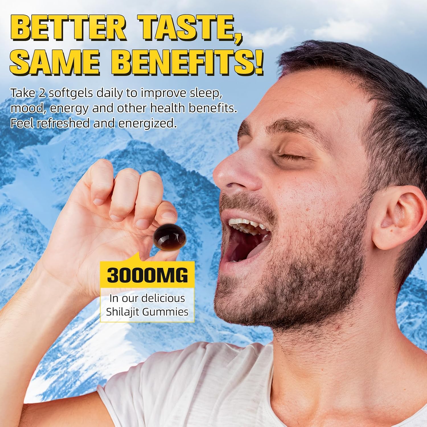 Thumbnail 5 de Shilajit-Gummibärchen für Männer & Frauen (2er-Pack) – natürliche Himalaya-Shilajit Gummies, glutenfrei