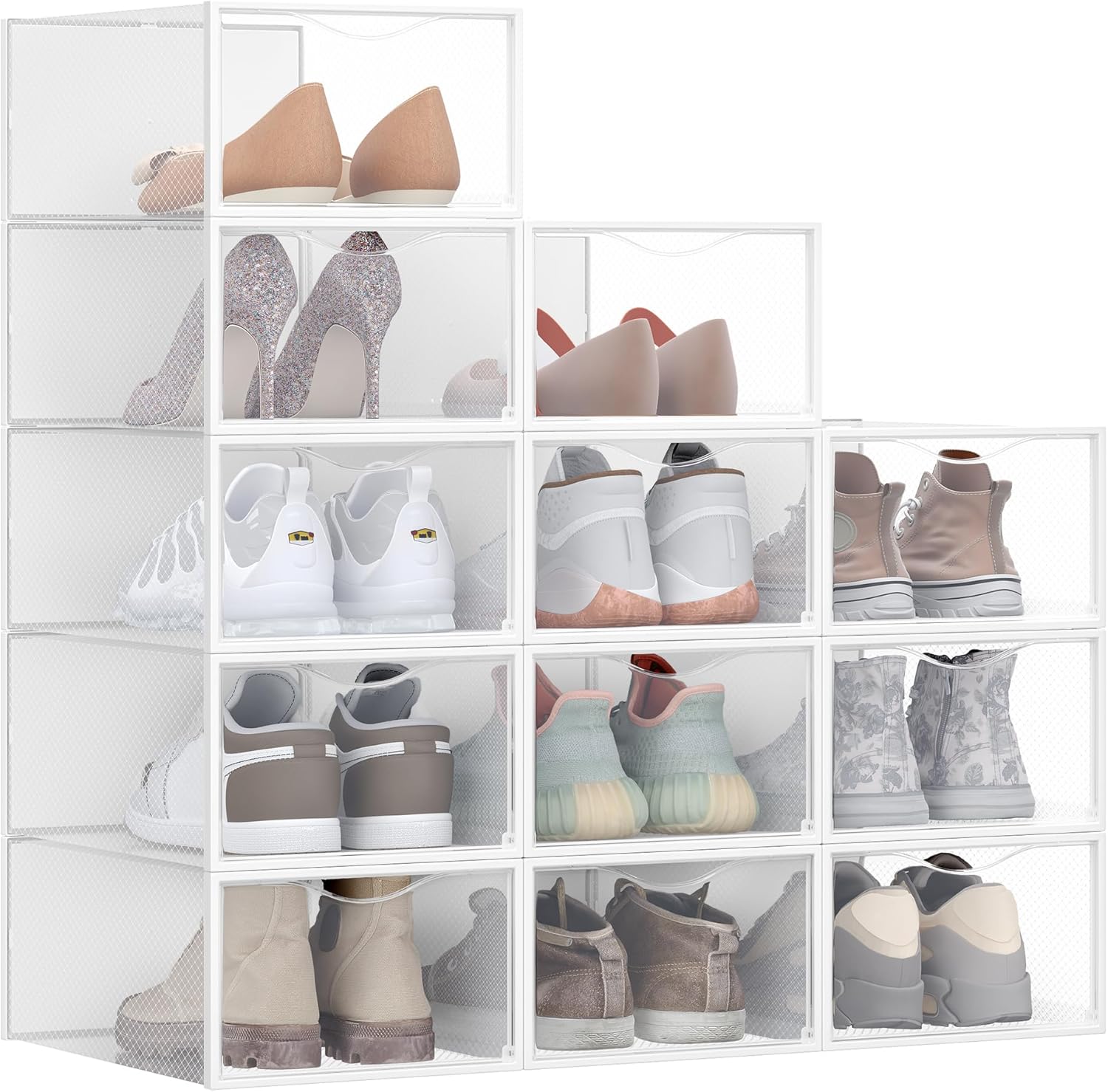 Thumbnail 6 de SONGMICS LSP312B01 cajas para zapatos 12 unidades