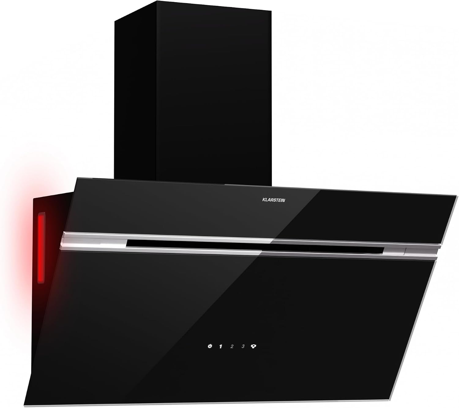 Detalle de Klarstein Alina CGCH3-Alina 70-BK – okap ścienny 70 cm, 540 m³/h, 3 poziomy