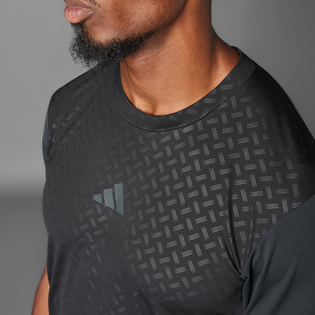 Thumbnail 3 de Camiseta Adidas PrimeLift 3 bandas negra