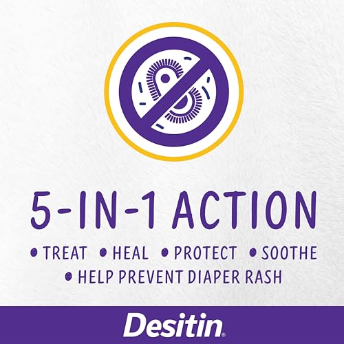 Detalle de Desitin Maximum Strength Diaper Rash Paste with 40% Zinc Oxide, 4.8 oz