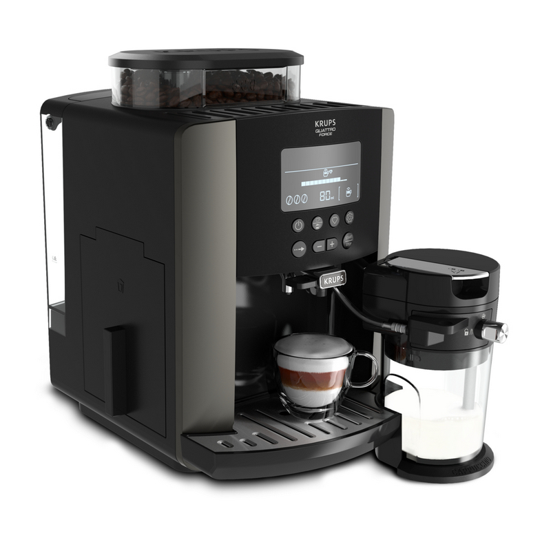 Detalle de Krups Arabica Latte EA819E10 ☕ Cafetera Espresso Automática
