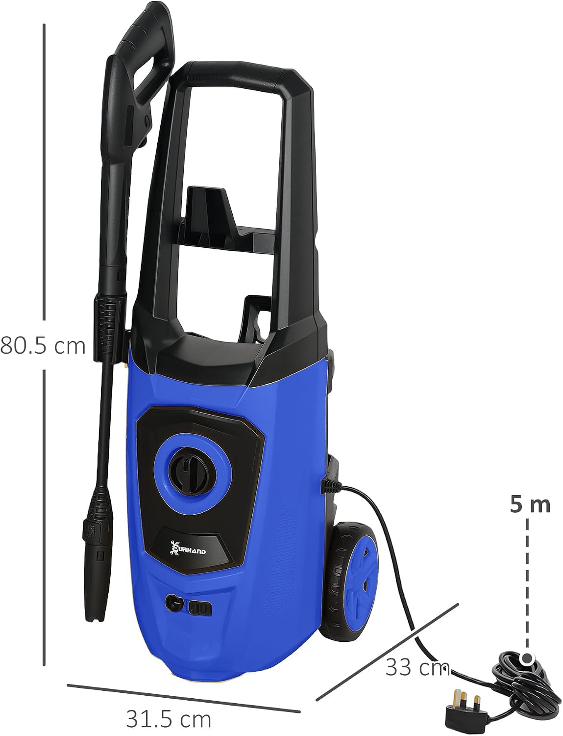 Thumbnail 6 de DURHAND 1800W jet washer 150 bar