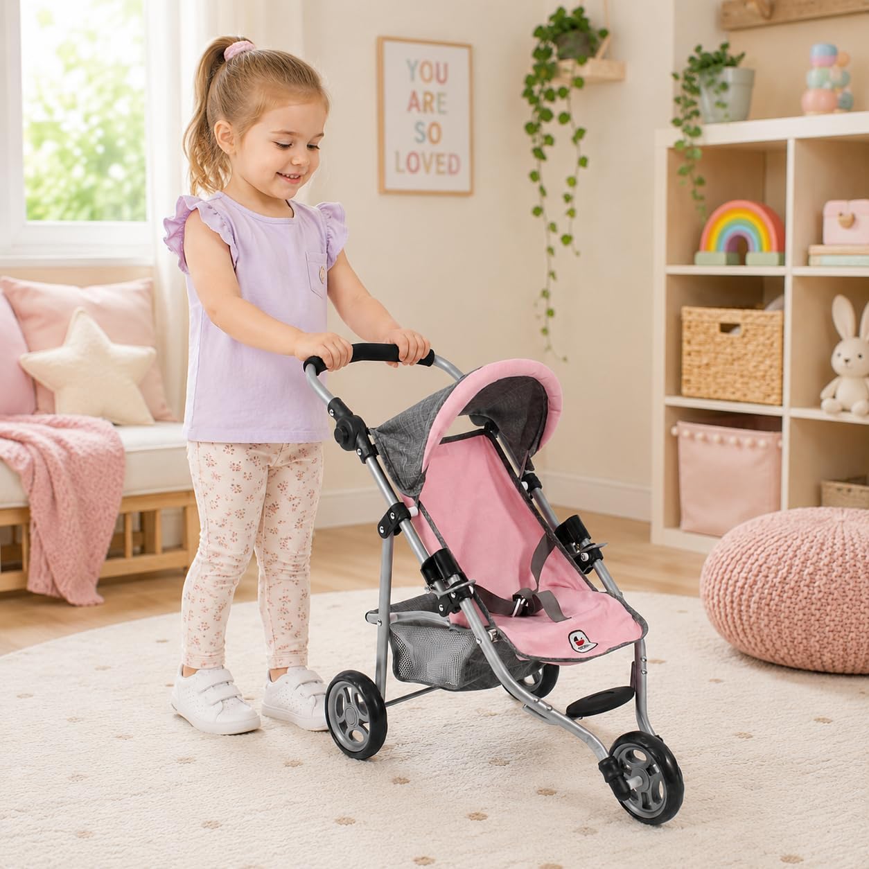 Thumbnail 1 de Bayer Chic 2000 -61215 Lola joggingpoppenwagen, verstelbare duwstang