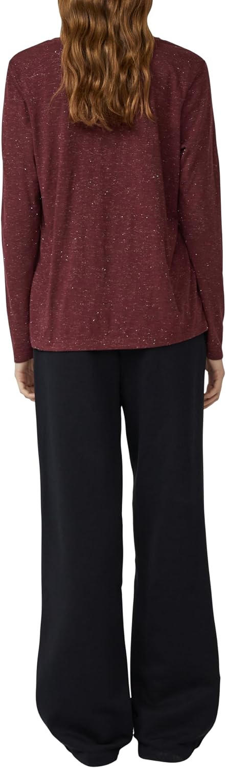 Detalle 2 de s.Oliver Damen T-Shirt Langarm V-Neck