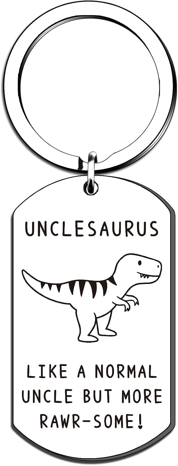QMVMV Unclesaurus Keyring: A Subtle Gift from Niece or Nephew