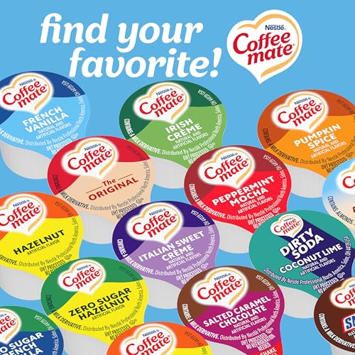 Thumbnail 6 de Nestle Coffee mate French Vanilla Coffee Creamer Singles (Non-Dairy, Shelf-Stable) – 0.375 fl oz, Pack of 180
