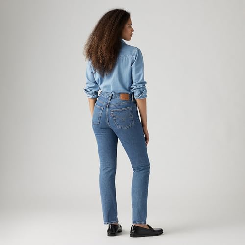 Detalle de Levi's 501 Jeans da Donna - Straight, Shout Out Stone, 34W/30L