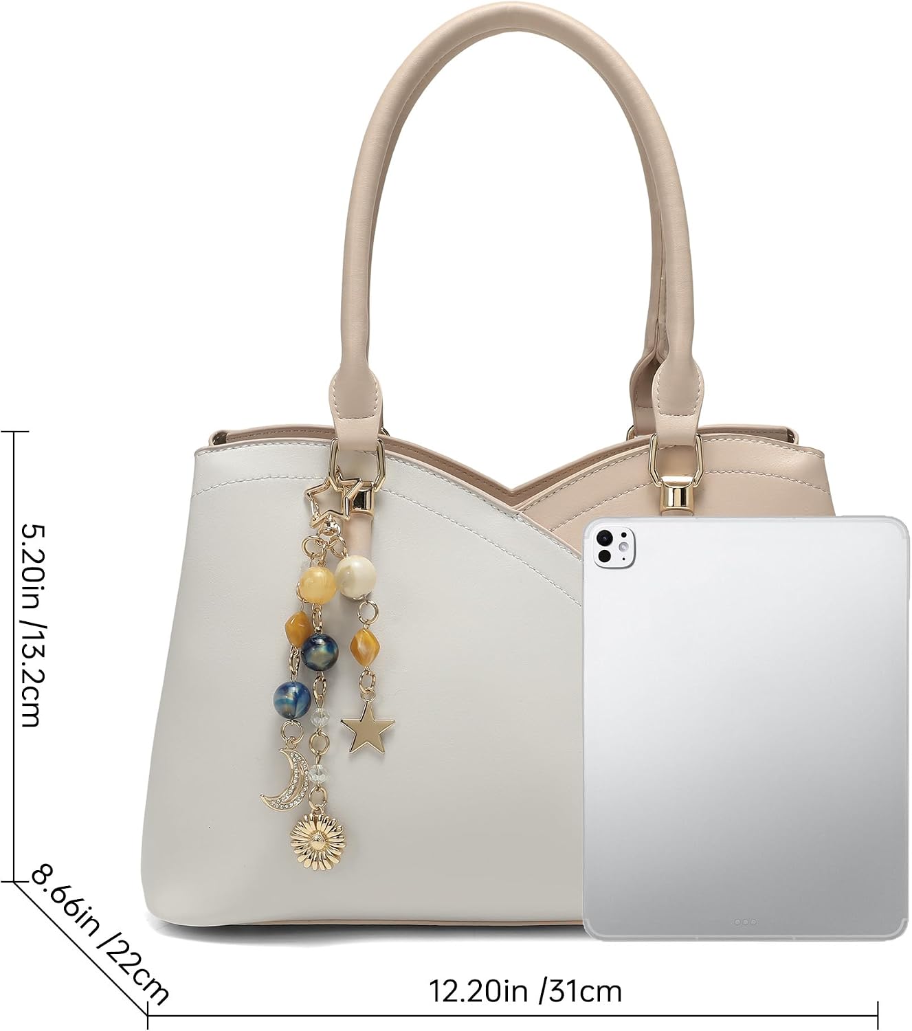 Detalle 2 de GEMIU Satchel Handbag with 3 Compartments