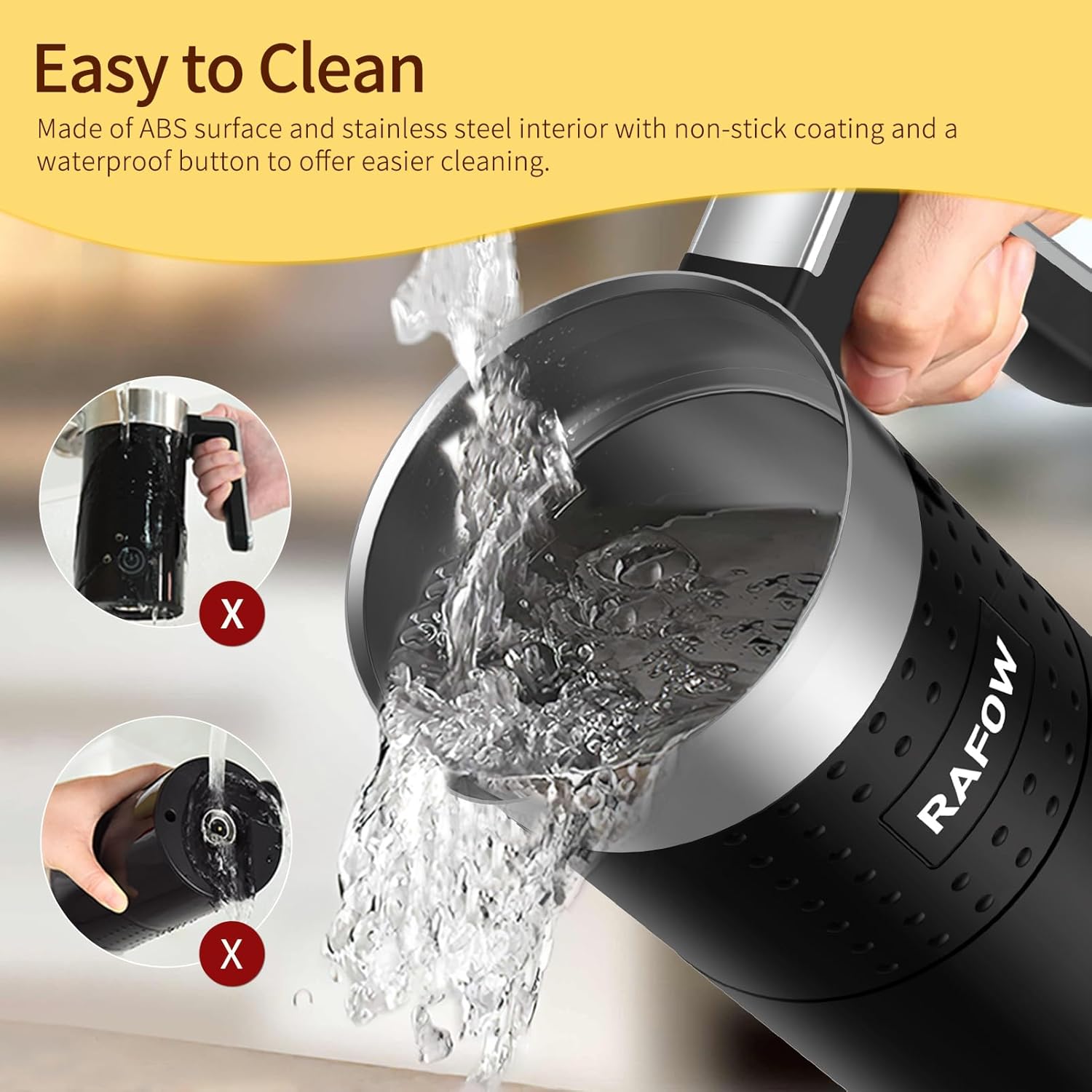 Thumbnail 6 de Milk Frother Electric 300ml - 4‑in‑1 milk foamer 🥛