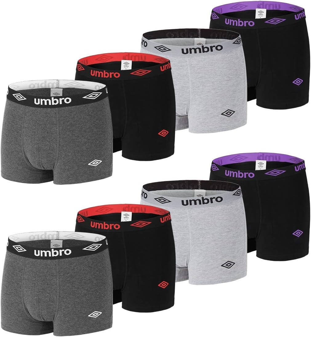 Thumbnail 6 de Umbro Boxer Umb/1/Bcx8 Boxer Corti Uomo (Pacco da 8) - Comfort naturale e morbidezza
