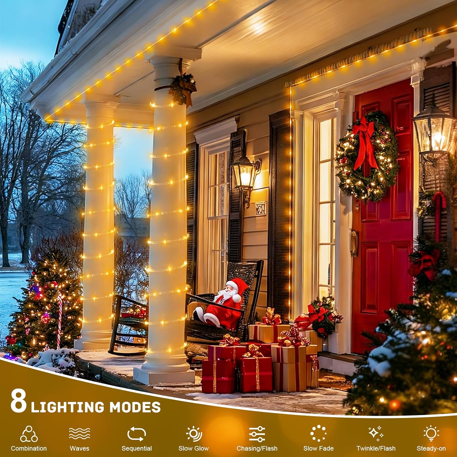 Detalle de Liyade Tubo luminoso 30M 600 LED per esterni