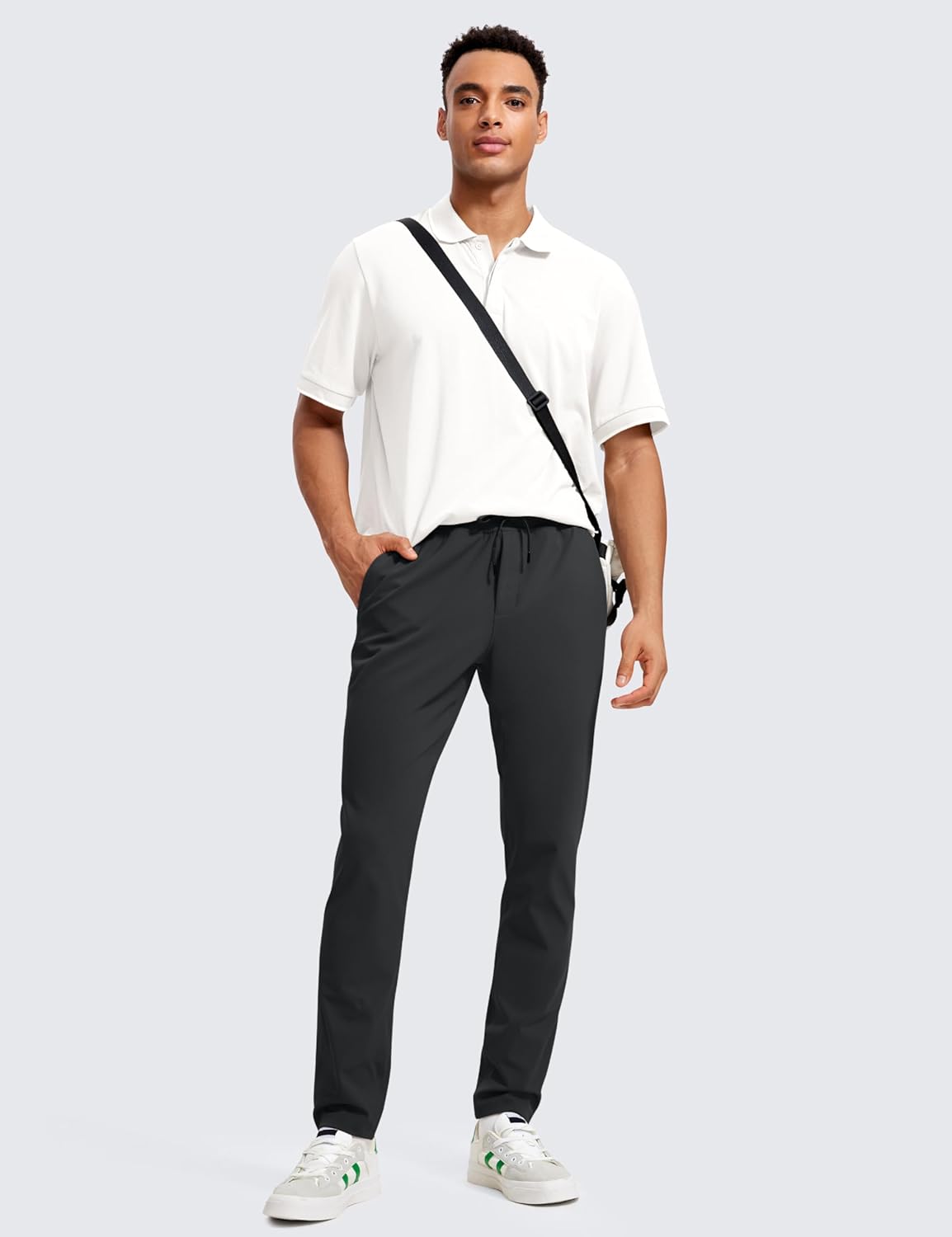 Thumbnail 2 de CRZ YOGA Pantalon de Voyage de Randonnée Athlétique Léger pour Hommes avec Poches – Entrejambe 30 pouces