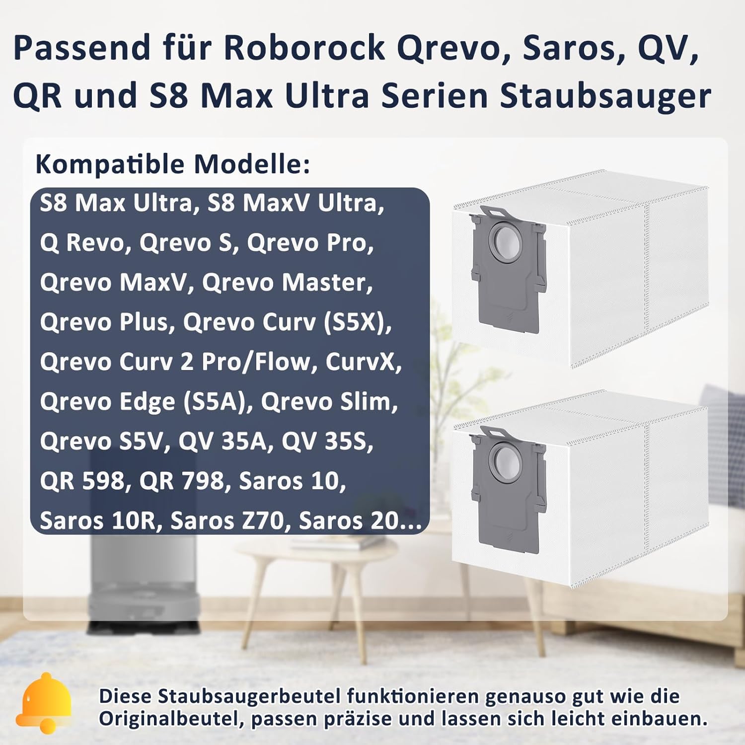 Thumbnail 1 de Roborock Staubbeutel 12er Pack