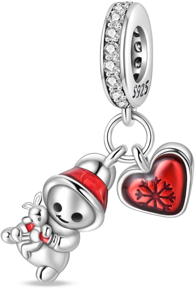 Thumbnail 6 de TINSLO Charm Anhänger für Damen aus 925 Sterling Silber mit Zirkonia – kompatibel mit europäischen Armband- und Ketten-Charms
