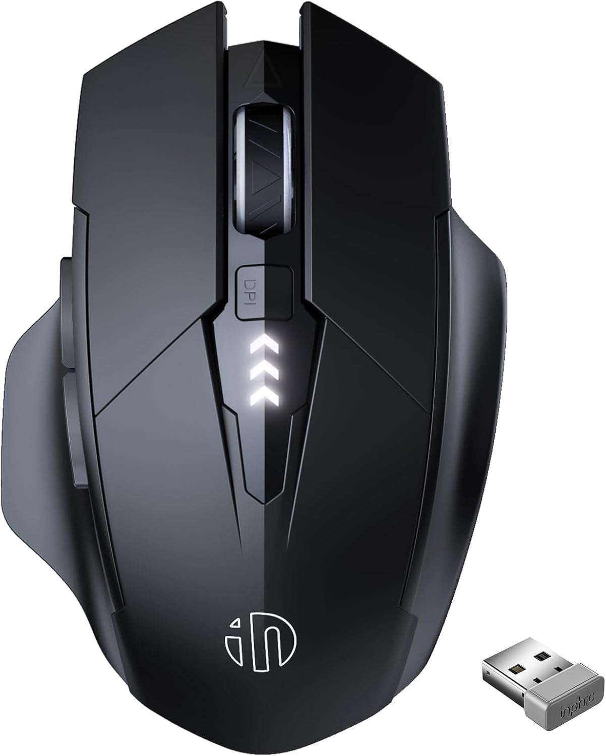 Detalle de INPHIC Pro 2,4G Funkmaus 1600 DPI mit Akku