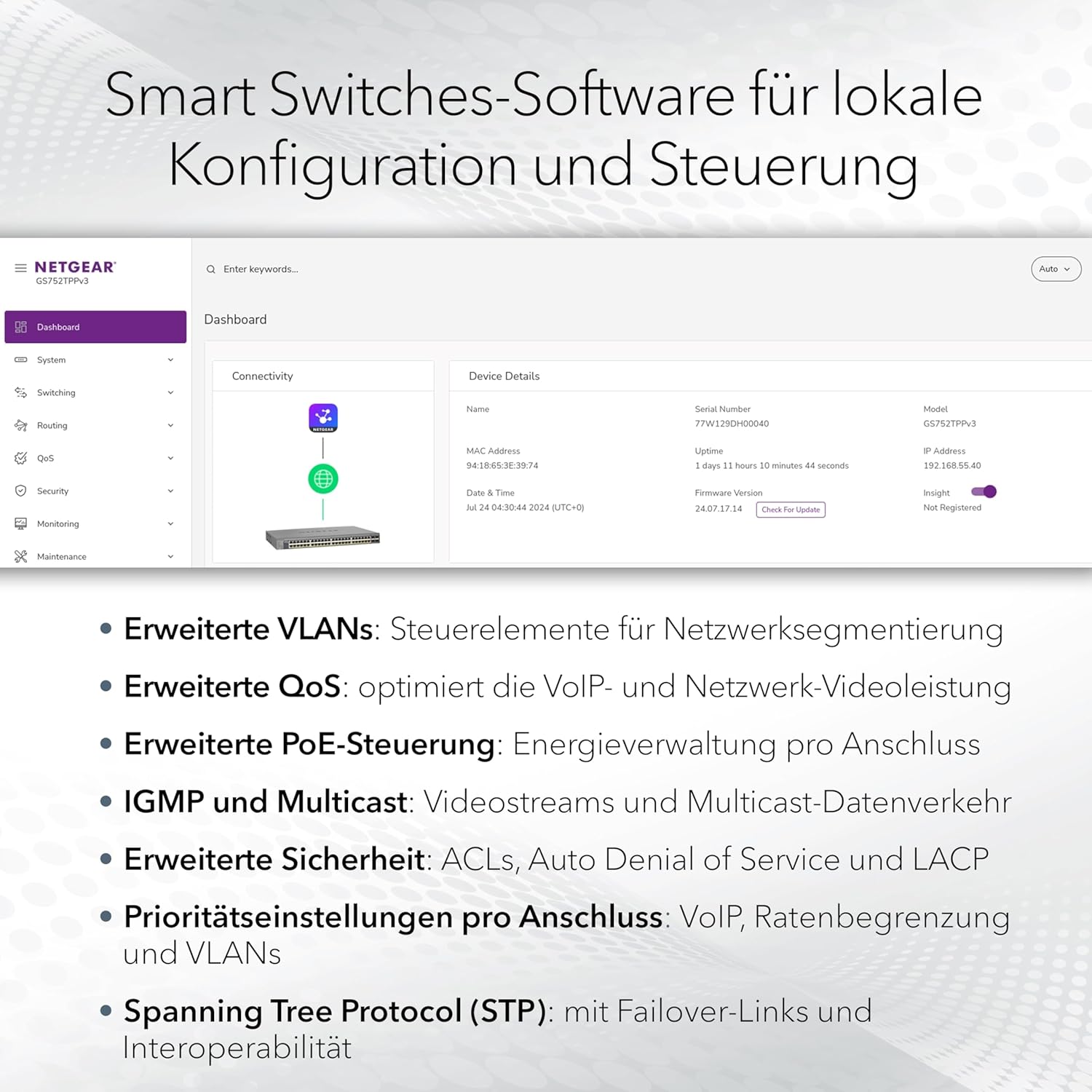 Thumbnail 2 de NETGEAR 8-Port Ultra60 PoE Multi-Gigabit Switch MS108TUP – Kaufberatung und Anwendungstipps