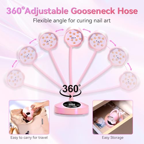Detalle de Makartt UV Nail Lamp Rechargeable 4-timer โณ๐