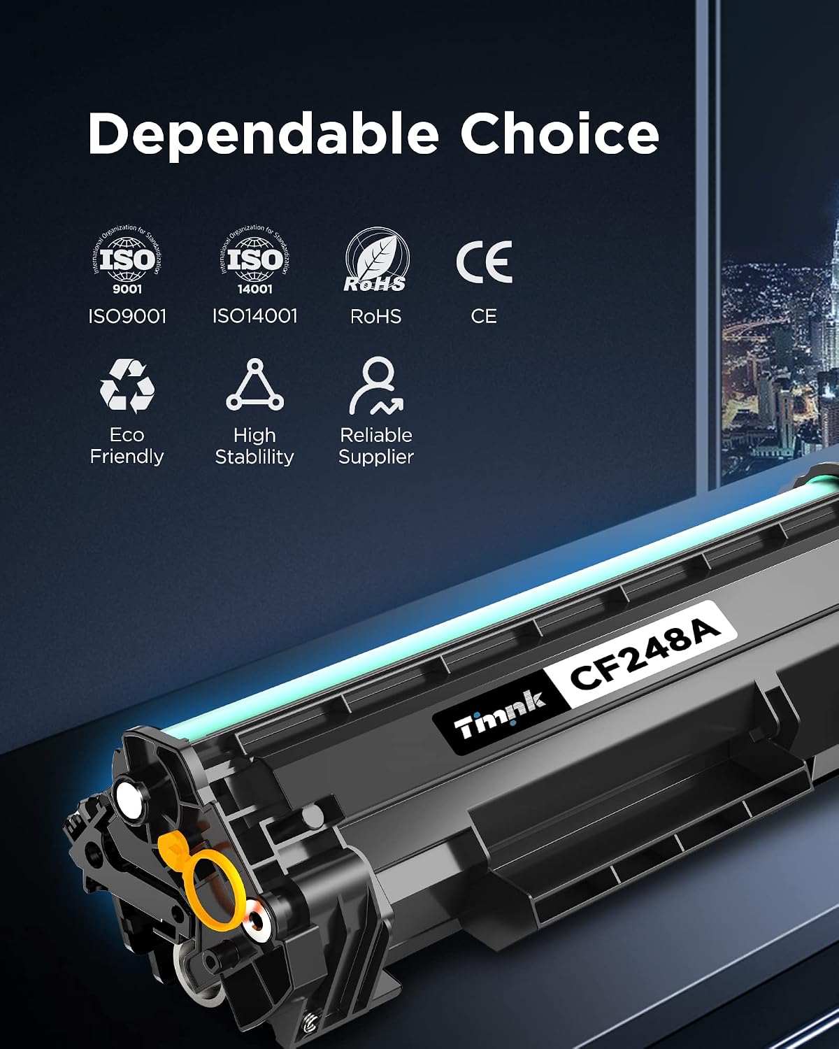 Thumbnail 6 de Timink 48A CF248A Black Toner Cartridge, 2-Pack for LaserJet Pro