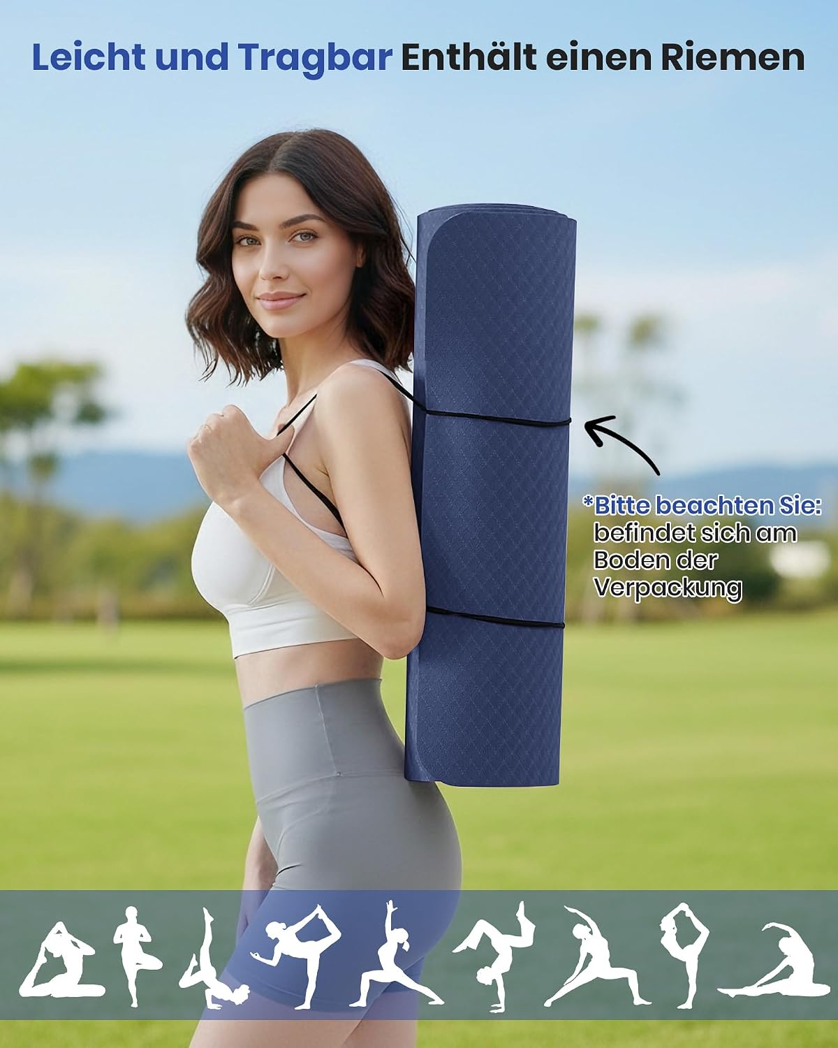 Thumbnail 6 de Oak & Tea Yoga Mat 183x61x0,6 cm