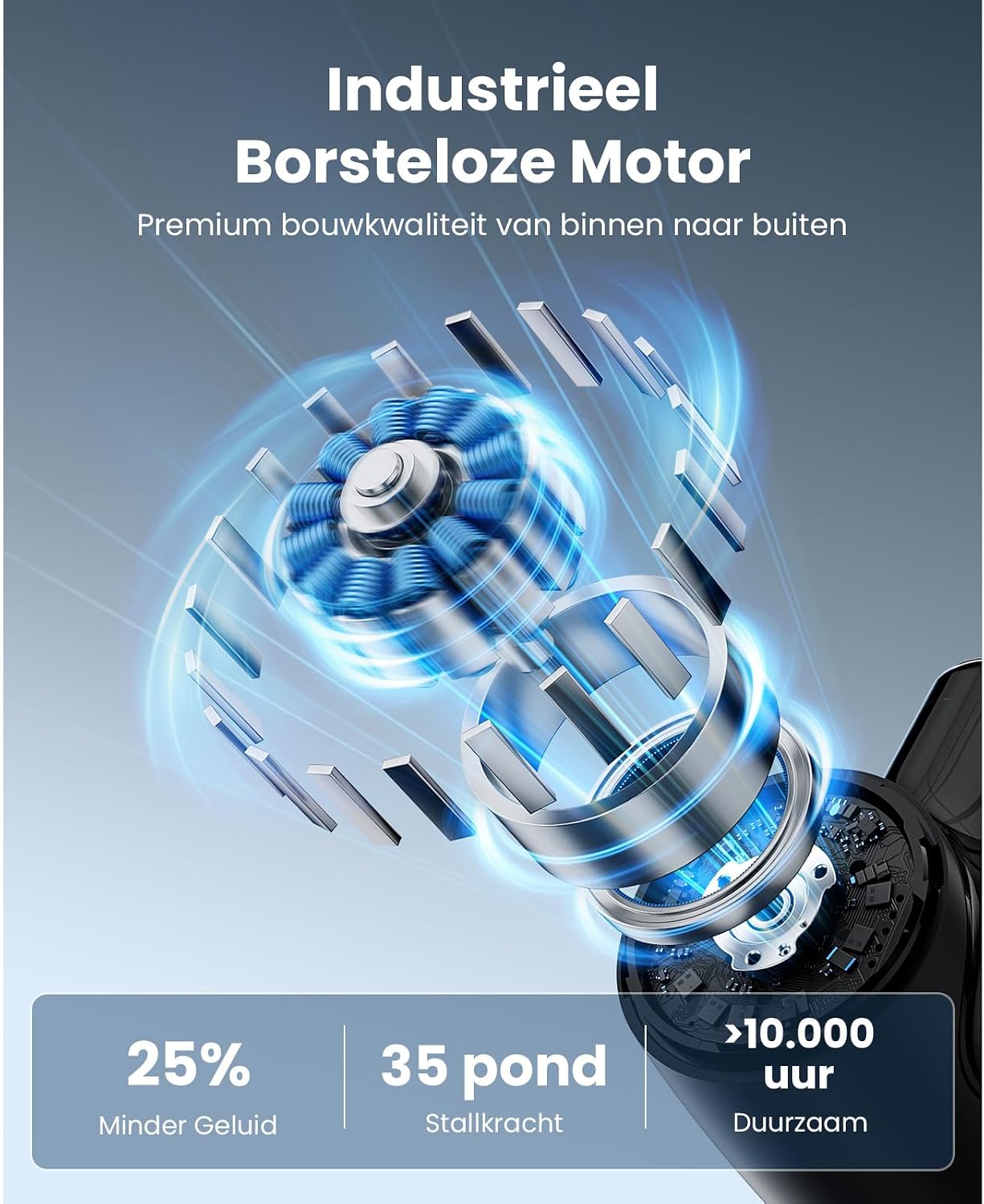 Thumbnail 4 de BOB AND BRAD M7 Plus mini-massagepistool met warmte en 9 mm amplitude