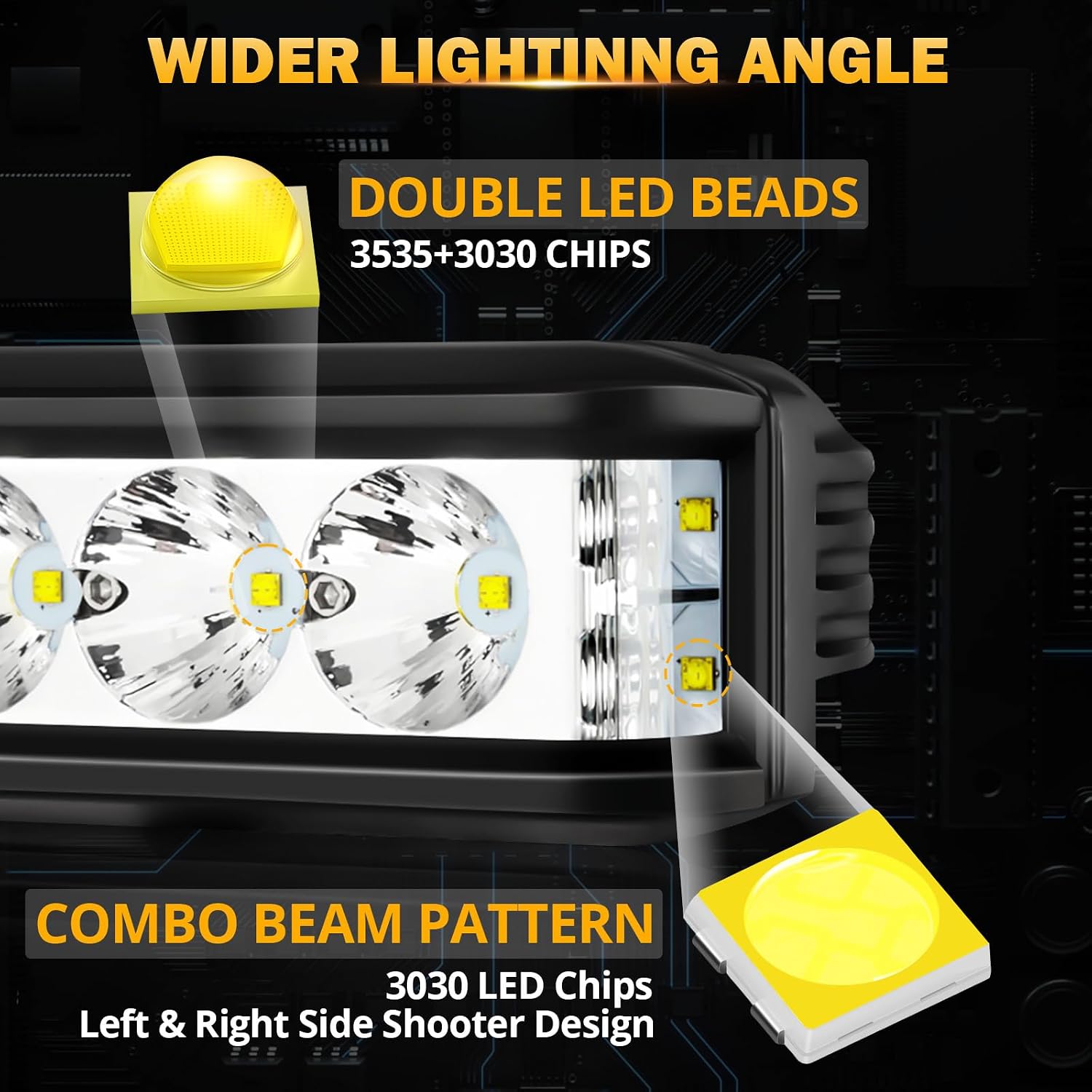 Detalle 2 de Auxbeam 5in 68W Offroad Driving Lights