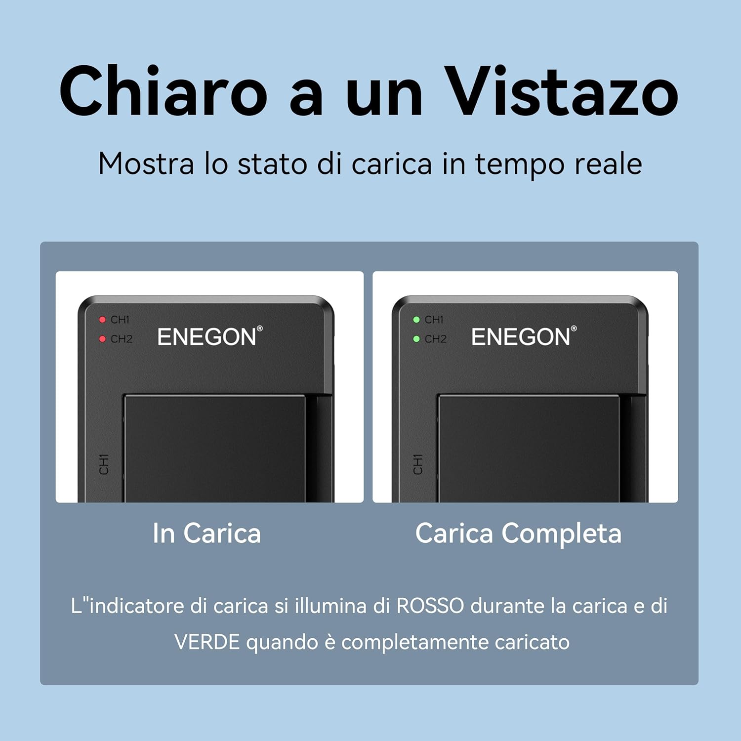 Thumbnail 5 de ENEGON NP-W126S / W126: 2 batterie + caricatore dual USB per fotocamere Fujifilm compatibili