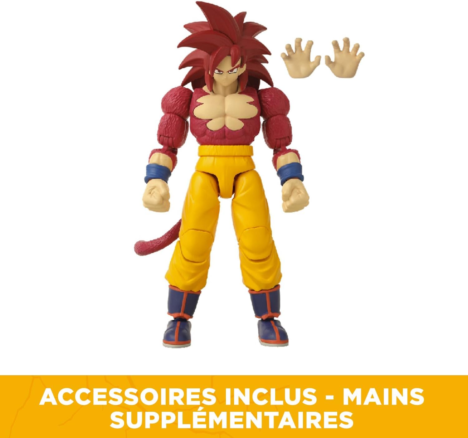 Detalle de BANDAI Dragon Ball Daima Super Saiyan 4 Goku – Dragon Stars 17 cm, SNODATA, licenza ufficiale Dragon Ball