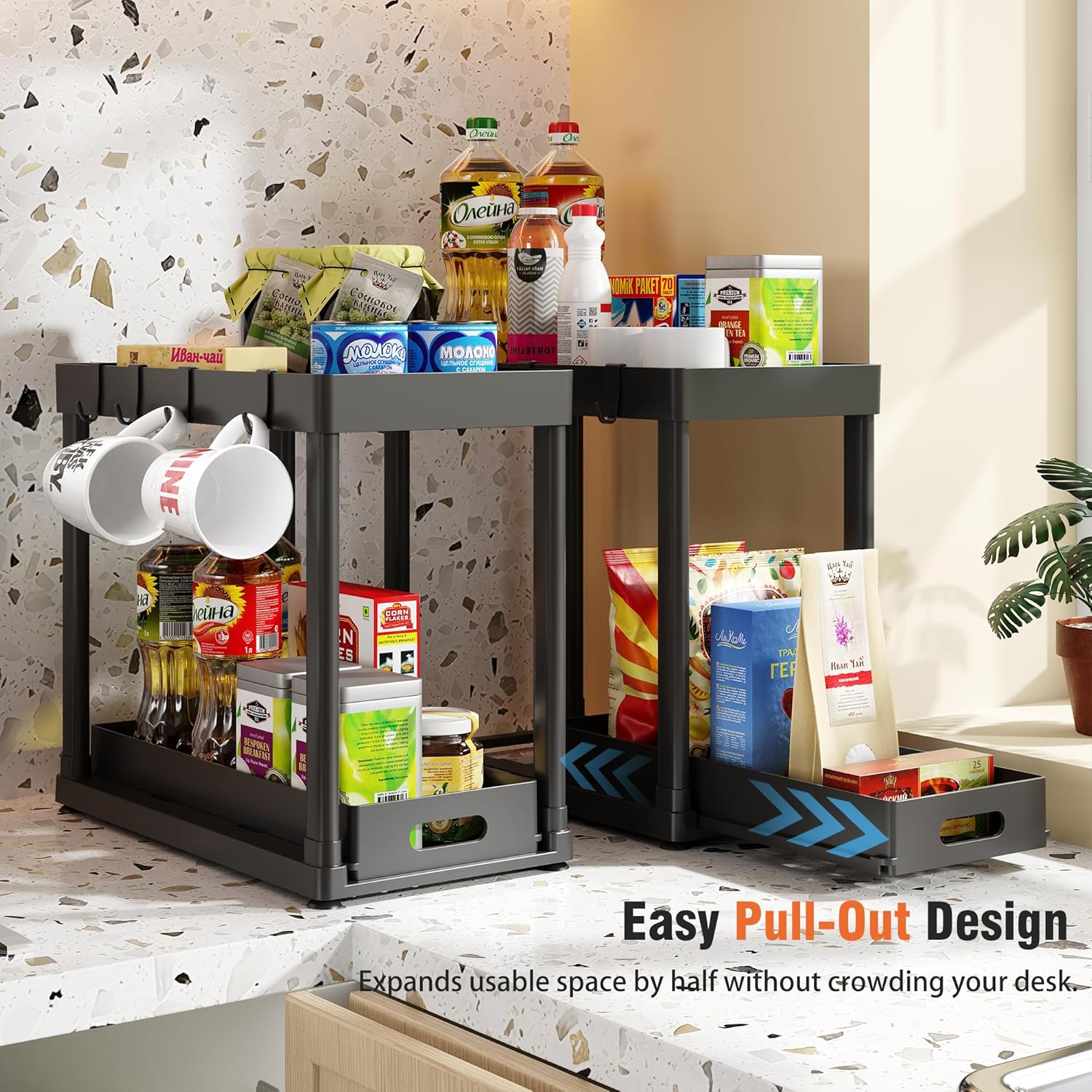 Thumbnail 3 de POUGNY 2 Pack Pull-Out Under Sink Organizer 15