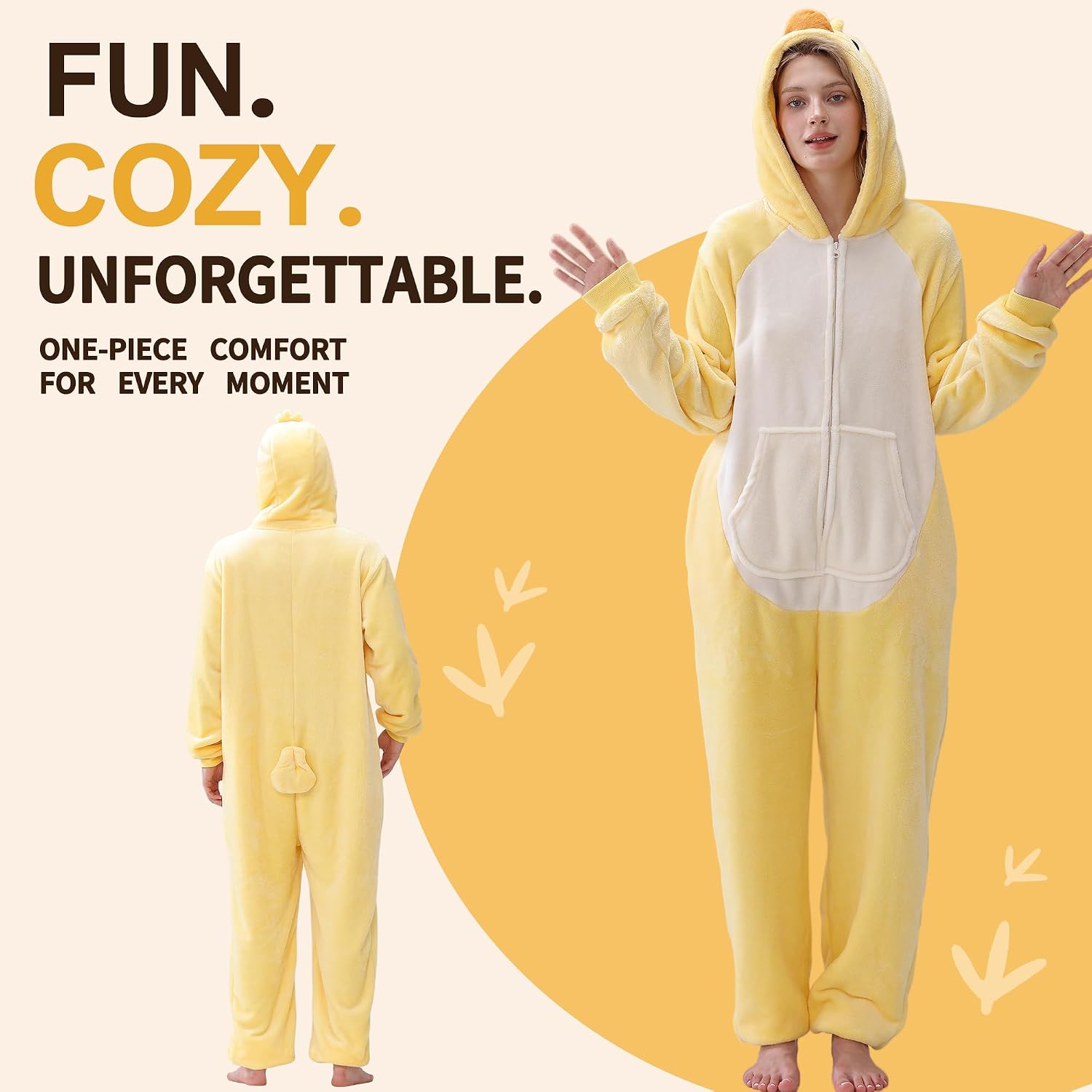 Detalle de HOMEHUAL Animal Onesie Flannel