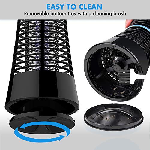 Detalle de Regevo Lámpara Antimosquitos Eléctrica 4W UV: Exterminador sin químicos para interior y exterior