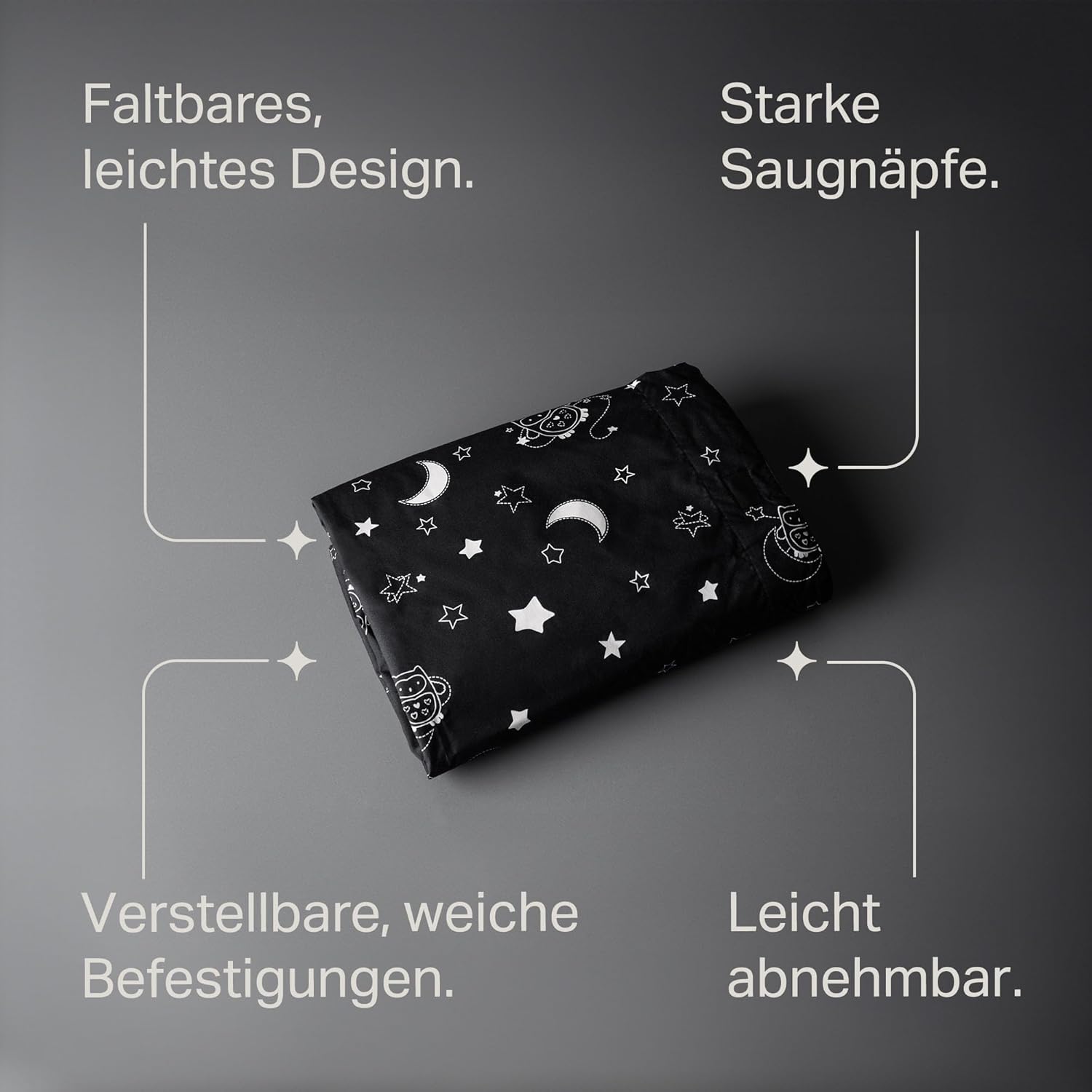 Detalle de Tommee Tippee Sleeptight Tragbares Verdunkelungsrollo Large 1,30 x 1,98 m