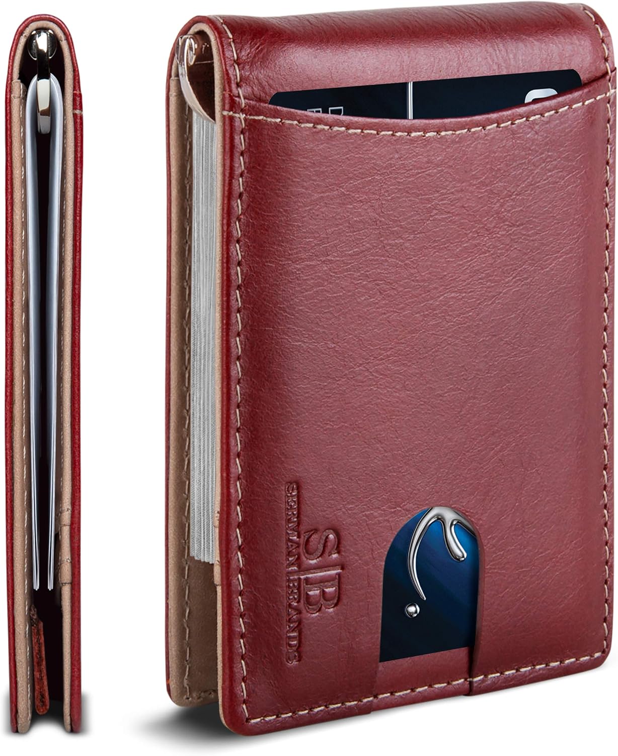 Thumbnail 6 de SERMAN BRANDS Slim RFID Bifold Wallet 3.9"