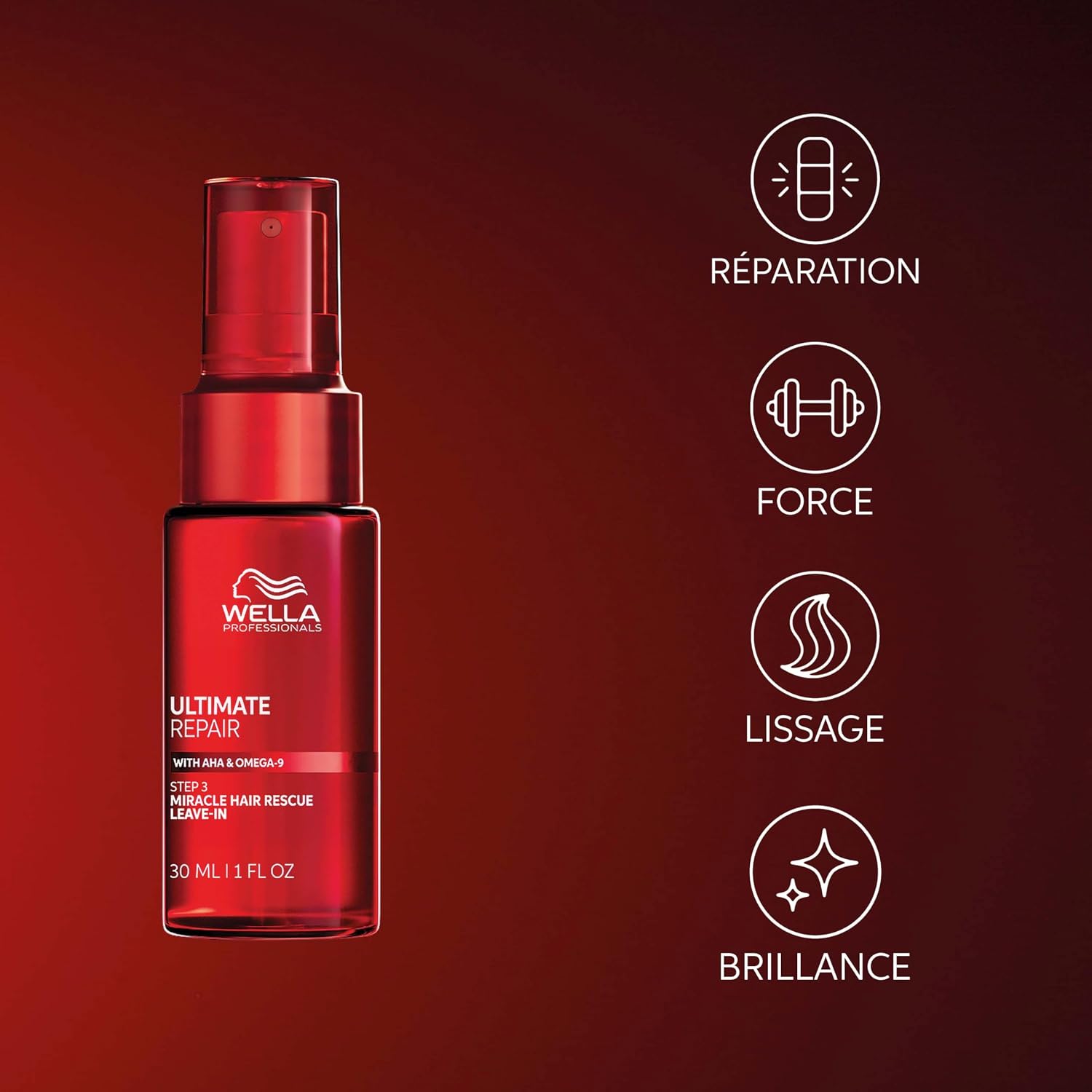 Detalle de Wella Professionals Ultimate Repair Soin Miracle Revitalisant – Soin sans rinçage pour cheveux abîmés