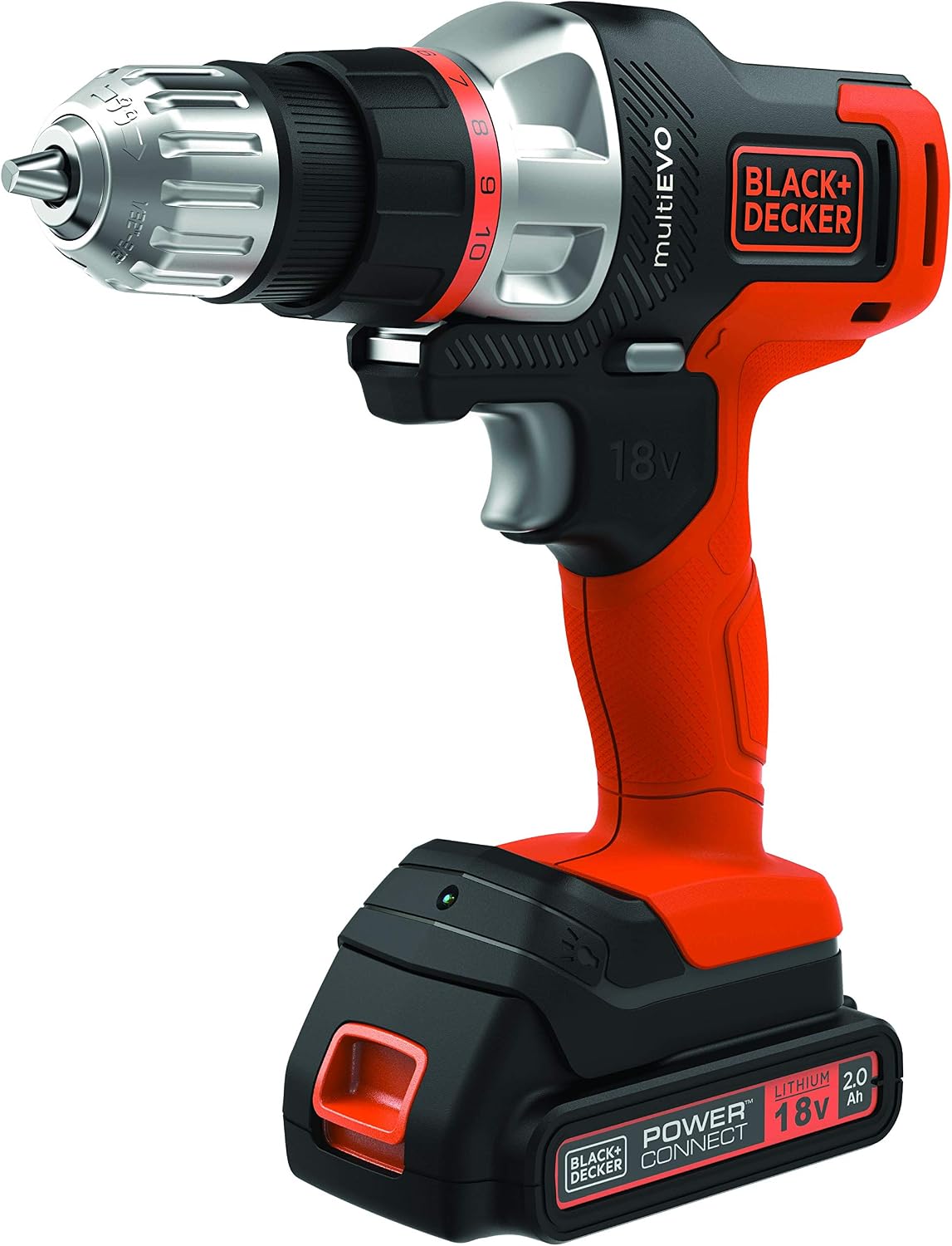 Detalle 2 de BLACK+DECKER EVO185E1 18Vマルチツール 5種類のヘッド・バッテリー2個付き
