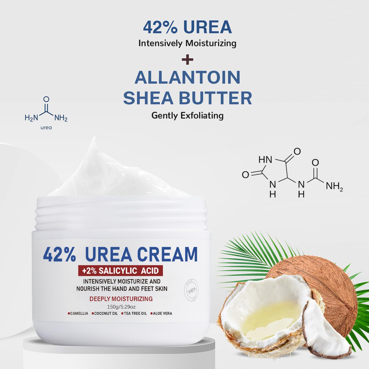 Detalle 2 de OUKEYA Urea Creme 42% Fußcreme 🦶