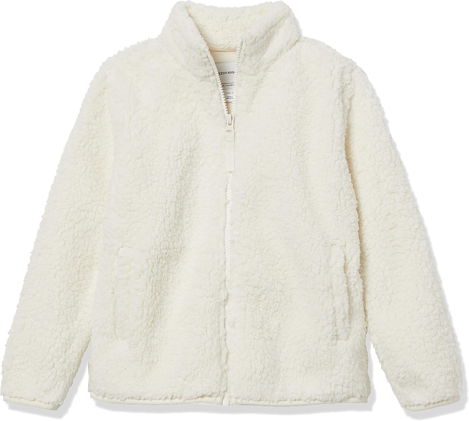 Thumbnail 2 de Amazon Essentials Mädchen Sherpa-Fleecejacke mit durchgehendem Reißverschluss