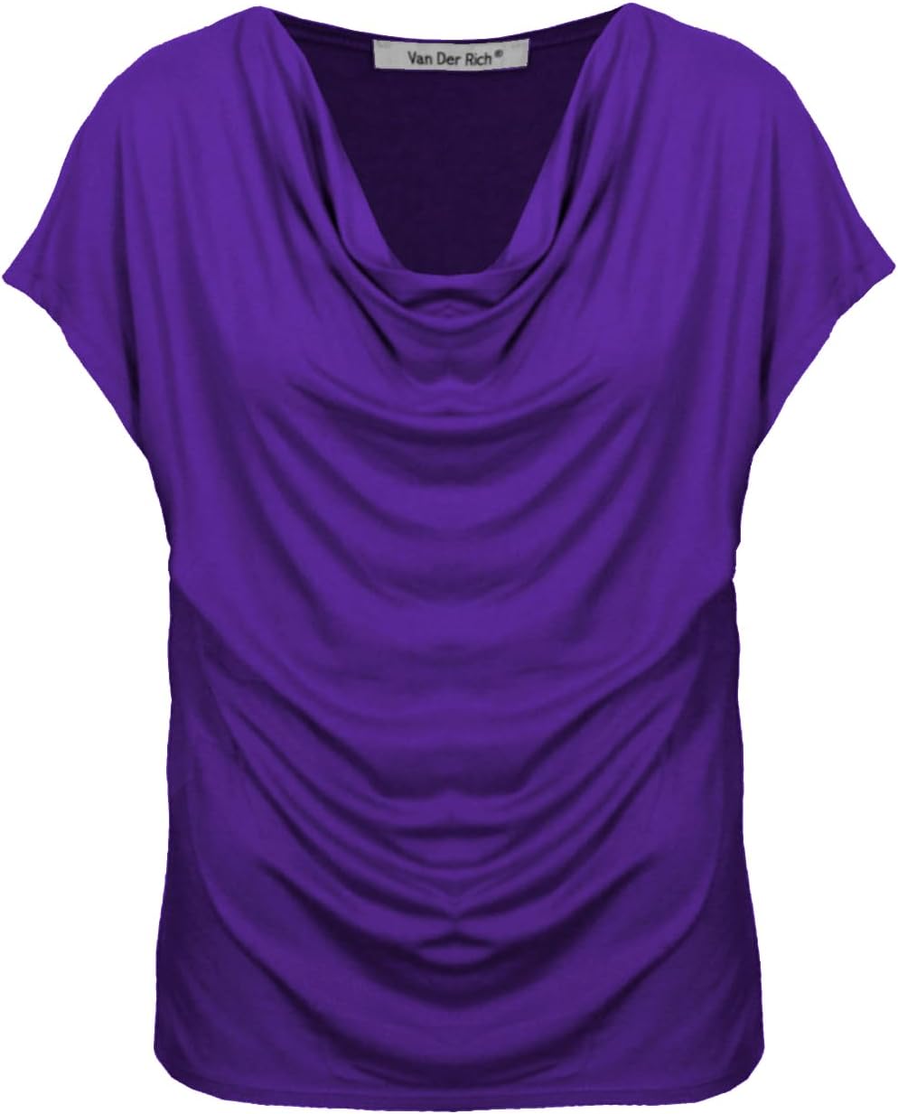 Thumbnail 6 de Van Der Rich T-Shirt Bluse mit Wasserfallkragen